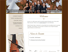Tablet Screenshot of mobilechambermusic.org